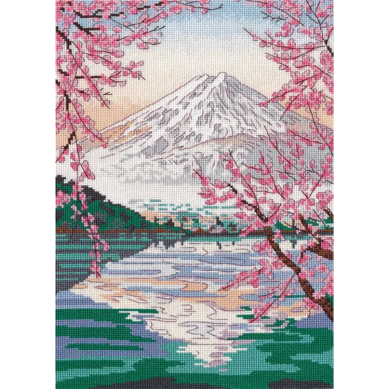 Fujiyama und Lake Kawaguchi S1311