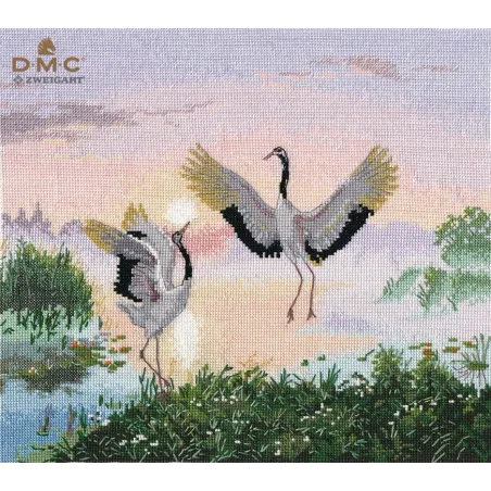 Dancing cranes S1340