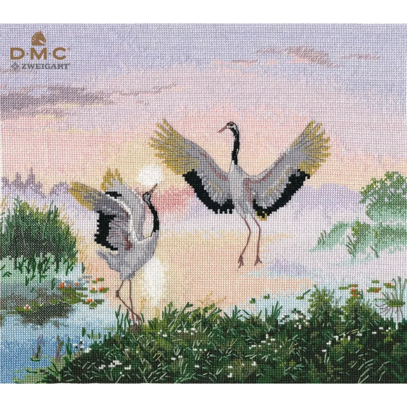 Dancing cranes S1340