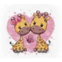 Girafes amoureuses S1275