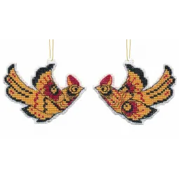 Décoration de sapin de Noël. Petit oiseau S1444