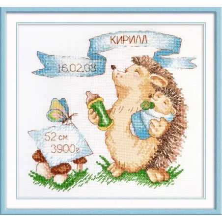 (Discontinued) Hedgehog Sampler (boy) S915