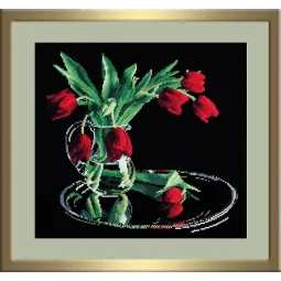 Tulips on the Black S318