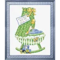 (Discontinued) Sampler with bed (boy) S622