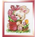 Rabbit with Tulips S715 (ES)