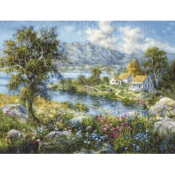 Petit Point Kit "Enchanted Cottage" SG615