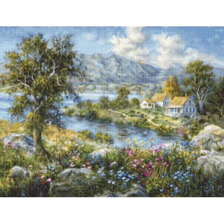 Petit Point Kit "Le Cottage Enchanté" SG615