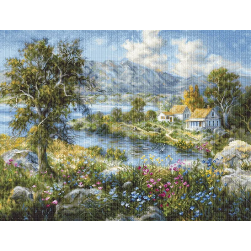 Petit Point Kit "Le Cottage Enchanté" SG615