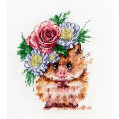 Cross stitch kit "Darling" 15.6×12.2 cm S/VN007