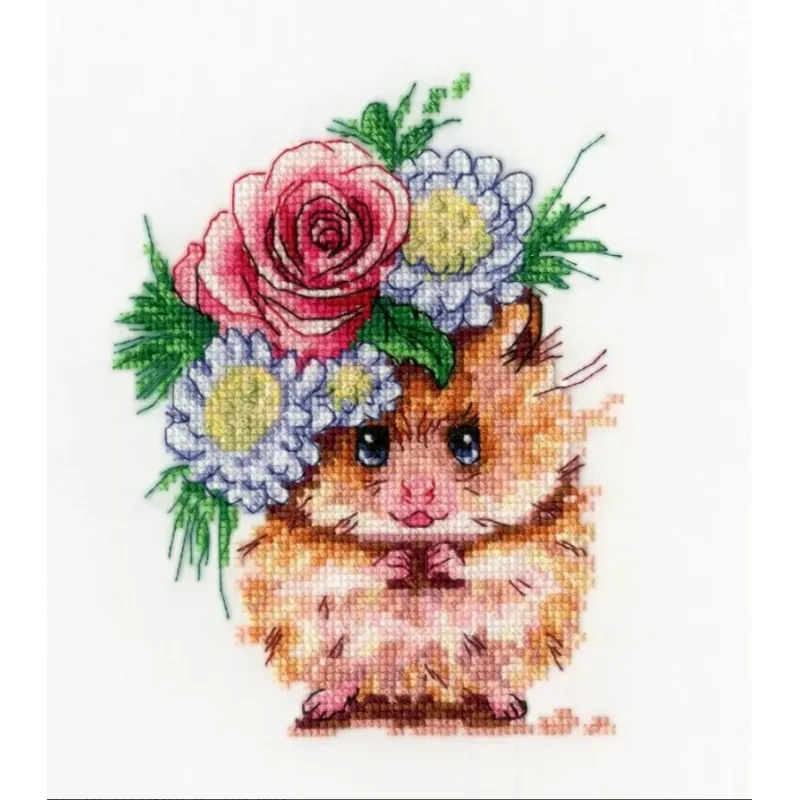 Cross stitch kit "Darling" 15.6×12.2 cm S/VN007