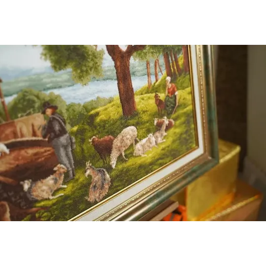 Cross stitch kit "Water Mill. 1809" 59.7 × 77.2 cm S/MK072