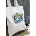 Kit de point de croix sur toile soluble à l'eau Message de la mer SV-684