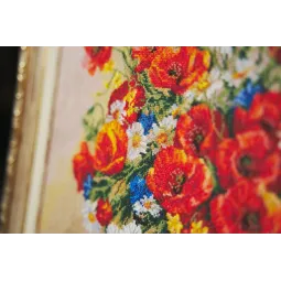 Cross stitch kit "Bouquet of wild flowers" 33×47 cm S/LTS082