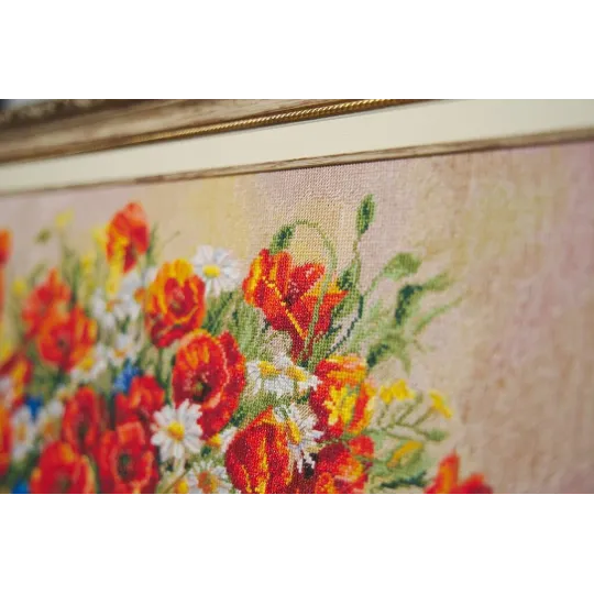 Cross stitch kit "Bouquet of wild flowers" 33×47 cm S/LTS082