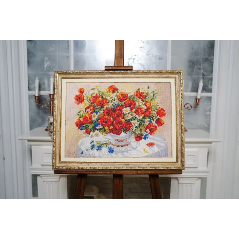 Cross stitch kit "Bouquet of wild flowers" 33×47 cm S/LTS082