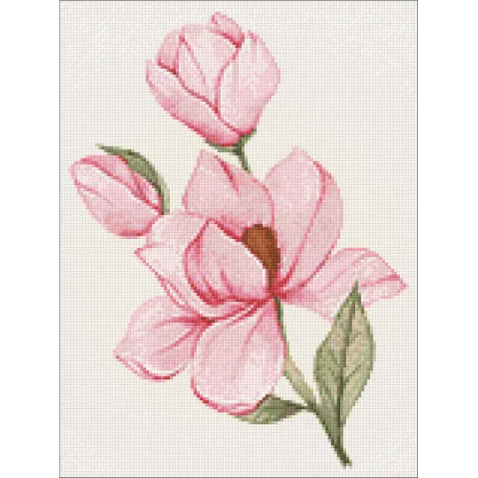 (D) Magnolienblüte 30*40 WD3021