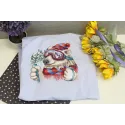 Water-soluble canvas cross sitch kit Stylish skier SV-685