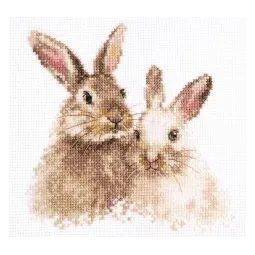 Kreuzstich-Set "Süße Häschen" S1-34