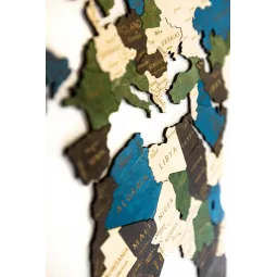 (S) Carte en bois Wizardi multicolore à un niveau XL WM-3188