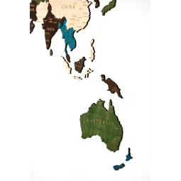 (S) Wizardi wooden map one-level multicolor XL WM-3188