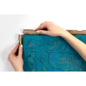 Wizardi wooden map multilevel multicolor L WM-3190
