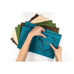 (S) Wizardi Holzkarte mehrstufig mehrfarbig XL WM-3191