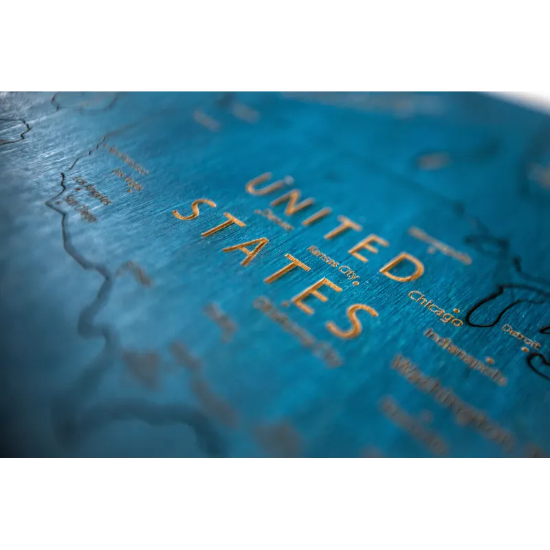 (S) Wizardi wooden map multilevel multicolor XL WM-3191