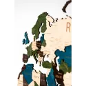 (S) Wizardi wooden map multilevel multicolor XXL WM-3192