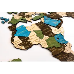 (S) Wizardi wooden map multilevel multicolor XXL WM-3192