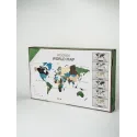 (S) Wizardi wooden map multilevel multicolor XXL WM-3192
