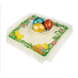 Serviette 27*27cm "Matin de Pâques" SR2009