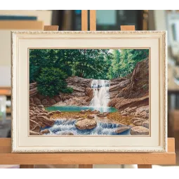 Wasserfall auf dem Fluss Pshada S1470