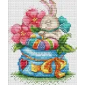 Bunny in flowers SM-648 (D)