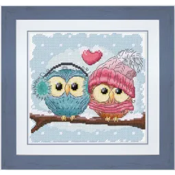 Zwei süße Eulen SB1400