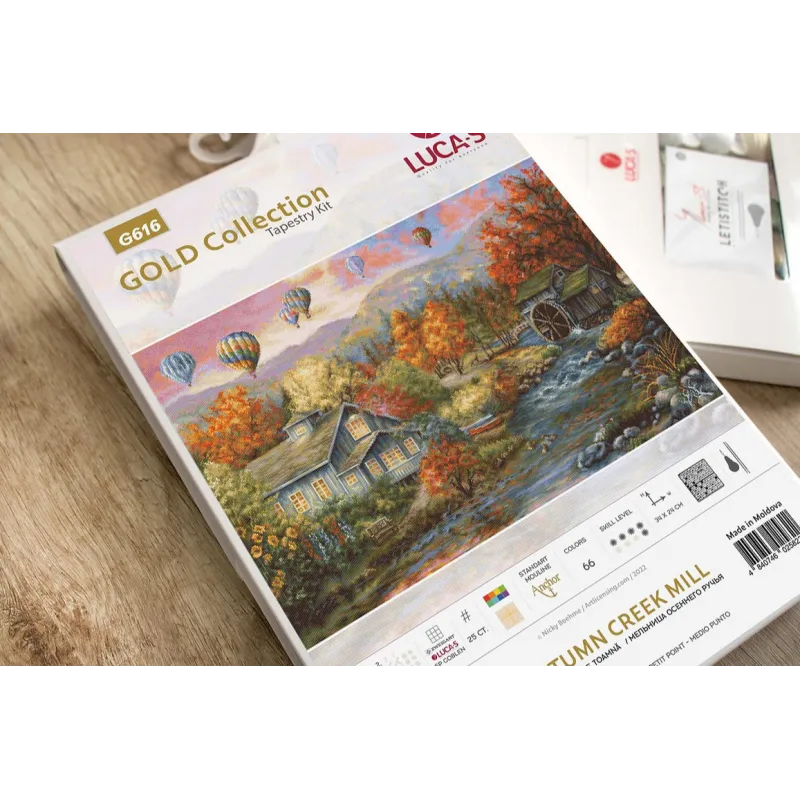 Petit Point Stickset "AUTUMN CREEK MILL" SG616
