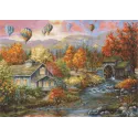 Petit Point Kit "AUTUMN CREEK MILL" SG616
