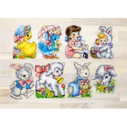 Ostern Ornamente Set von 8 Stück SLETIL8032