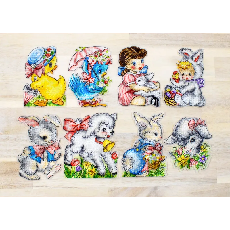Ostern Ornamente Set von 8 Stück SLETIL8032