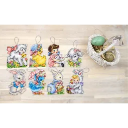Ostern Ornamente Set von 8 Stück SLETIL8032