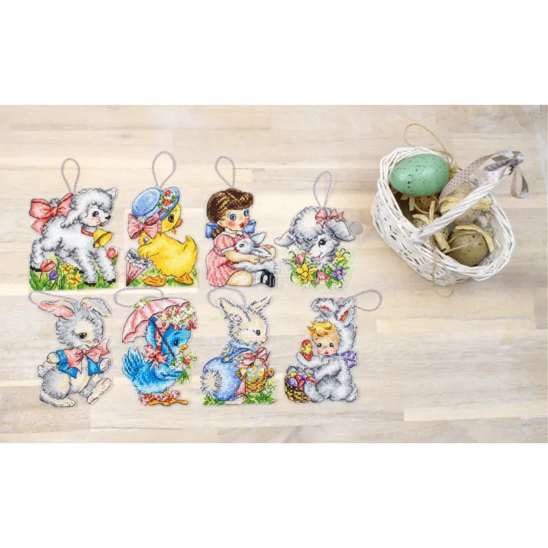 Ostern Ornamente Set von 8 Stück SLETIL8032