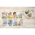 Набор для вышивания пасхальных украшений, 8 шт. SLETIL8032