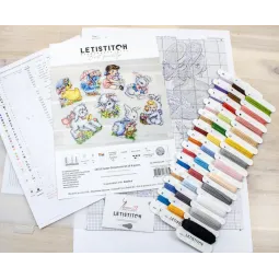 Набор для вышивания пасхальных украшений, 8 шт. SLETIL8032