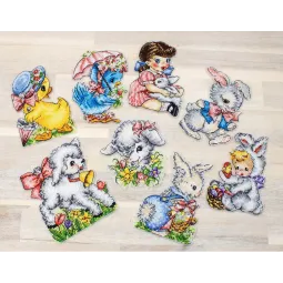 Ostern Ornamente Set von 8 Stück SLETIL8032