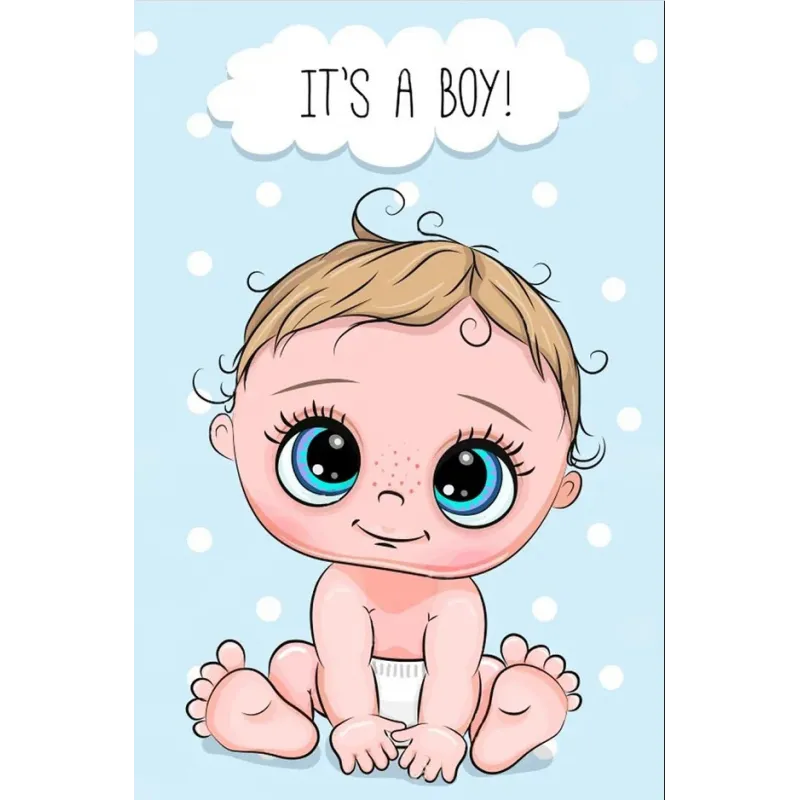 (D) It's a boy 20*30 WD3028