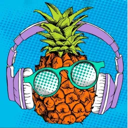 (D) Pineapple joy 20*20 WD3037