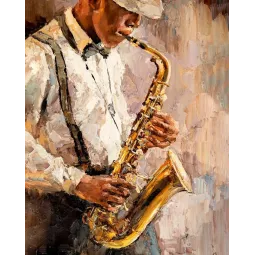 Le joueur de saxophone 40*50 WD3033