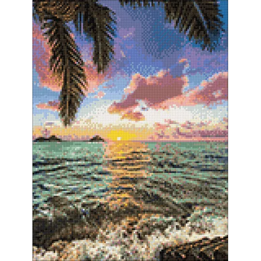 Ocean sunset 30*40 WD3045