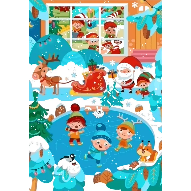 Christmas rush 70*100 WD3068