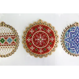 Красный рождественский шар SO-033