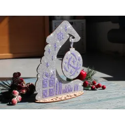 Winter beauty. Stand with Christmas ball SO-059